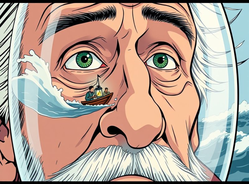 Thomas promises the boatmen he will be there when the sun returns.