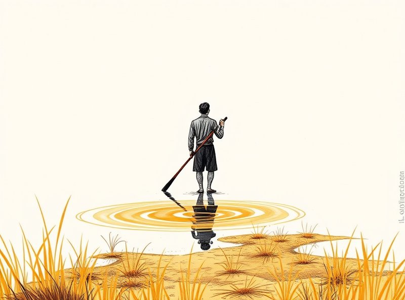 Watching the last spark of gold sink away
