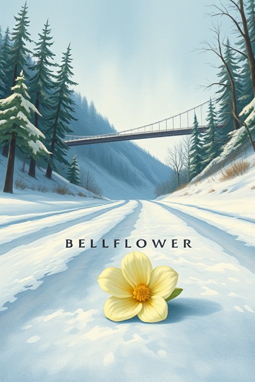 The Bellflower in the Winter Road