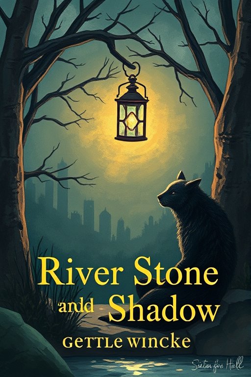 River Stone and Shadow