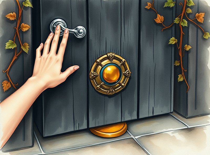 Sliding the bell-jar seal to the lock and whispering.